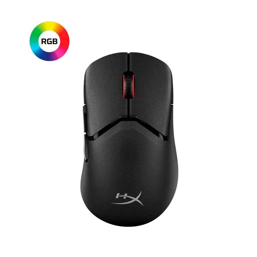 HyperX Pulsefire Saga Pro Wireless Gaming Mouse: Black Licorice Video Game Hardware Accessory Model Compatibility PC