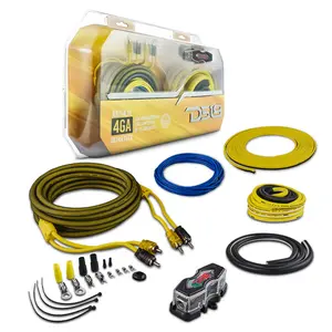4-GA Amplifier Installation Wiring Kit - Yellow 4-GA Amplifier Installation Wiring Kit - Yellow