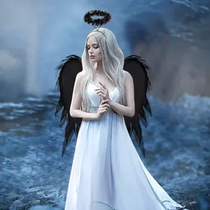 Organza Angel Wings Cosplay Costume Props, Realistic Festival Party Dance, Model Xinghao 123