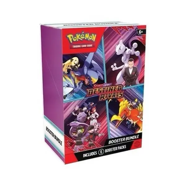 Pokémon Trading Card Game Destined Rivals Booster Bundle Includes 6 Booster Packs Non-Sports Trading Cards