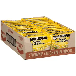Maruchan Ramen Creamy Chicken, Instant Ramen Noodles, Ready to Eat Meals, 3 Oz, 24 Count