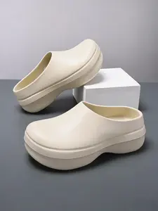 Men's thick‑soled height‑increasing waterproof mules Footwear, soft and bouncy, non‑slip and wear‑resistant, eye‑catching and stylish, versatile for all seasons, a thoughtful choice for Christmas gifts.