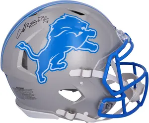 Amon-Ra St. Brown Detroit Lions Autographed 2024 Speed Authentic Helmet - Fanatics Authentic Certified