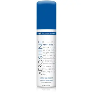 TRI Design Aeroshine Finishing Styling Hairspray, Ultra-lightweight, Spray-in Shine with Sun Protection for All Types of Hair, Formulated for Dry Frizzy Hair, 3 Fluid Oz Gel Haircare