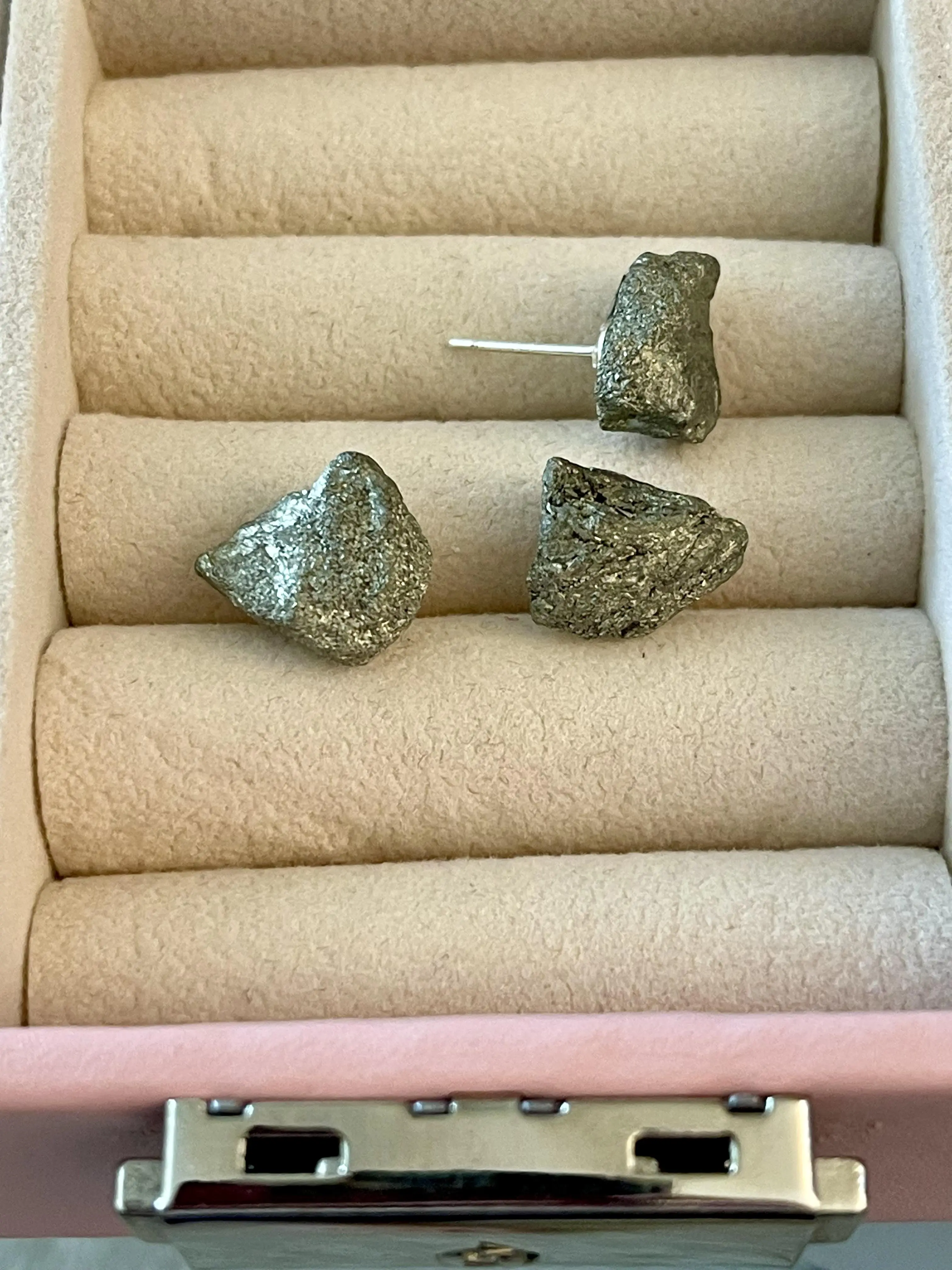 Stud Earrings | Natural Crystal Post Earrings