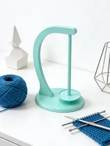 Mint Green Anti-Tangle Plastic Yarn Ball Holder, Yarn Ball Winder, Essential Accessory for Handmade Crafts