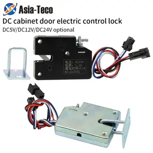 DC 12V/24V/5V Electromagnetic Lock Vending Machine Electronic Control Mini Cabinet Door Electronic Parcel Locker Anti-Theft Lock