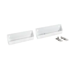 Rev-A-Shelf Kitchen Sink Front Tip-Out Trays, White, 2-Pack, 6572-11-11-52 Organiser Rack
