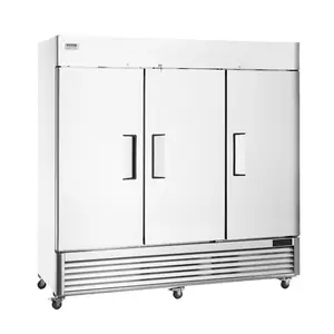VEVOR Commercial Freezer 19.32 Cu. ft, Reach In 27 W Upright Freezer Single Door, Auto-Defrost Stainless Steel Reach-in Freezer with 4 Adjustable Shelves, -13 to 5 Temp Control, LED Light, 4 WheelsVEVOR Super Brand Day