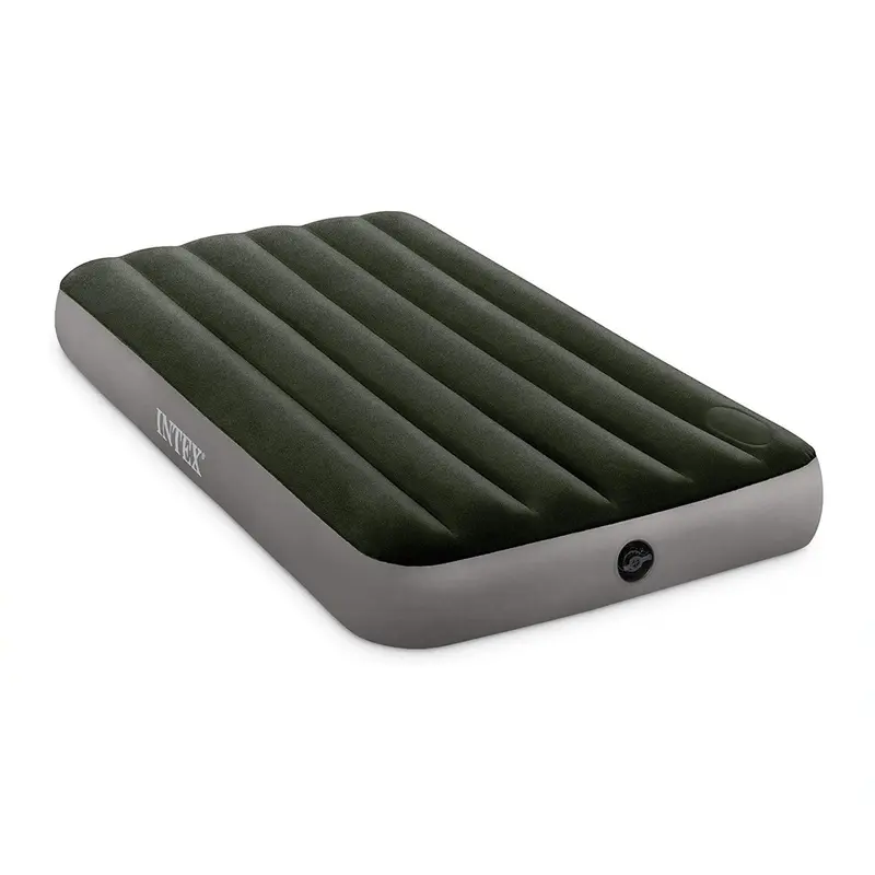 Intex Dura-Beam Standard Series Downy Airbed with Built-In Foot Pump