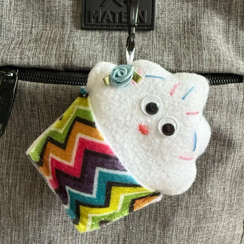 Coo-Coo Cupcake Keychain