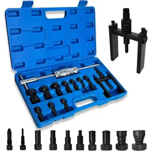 Motorcycle Blind Hole Bearing Puller Hammer Puller Set, Pilot Insert Inner Bearing Puller with Collets
