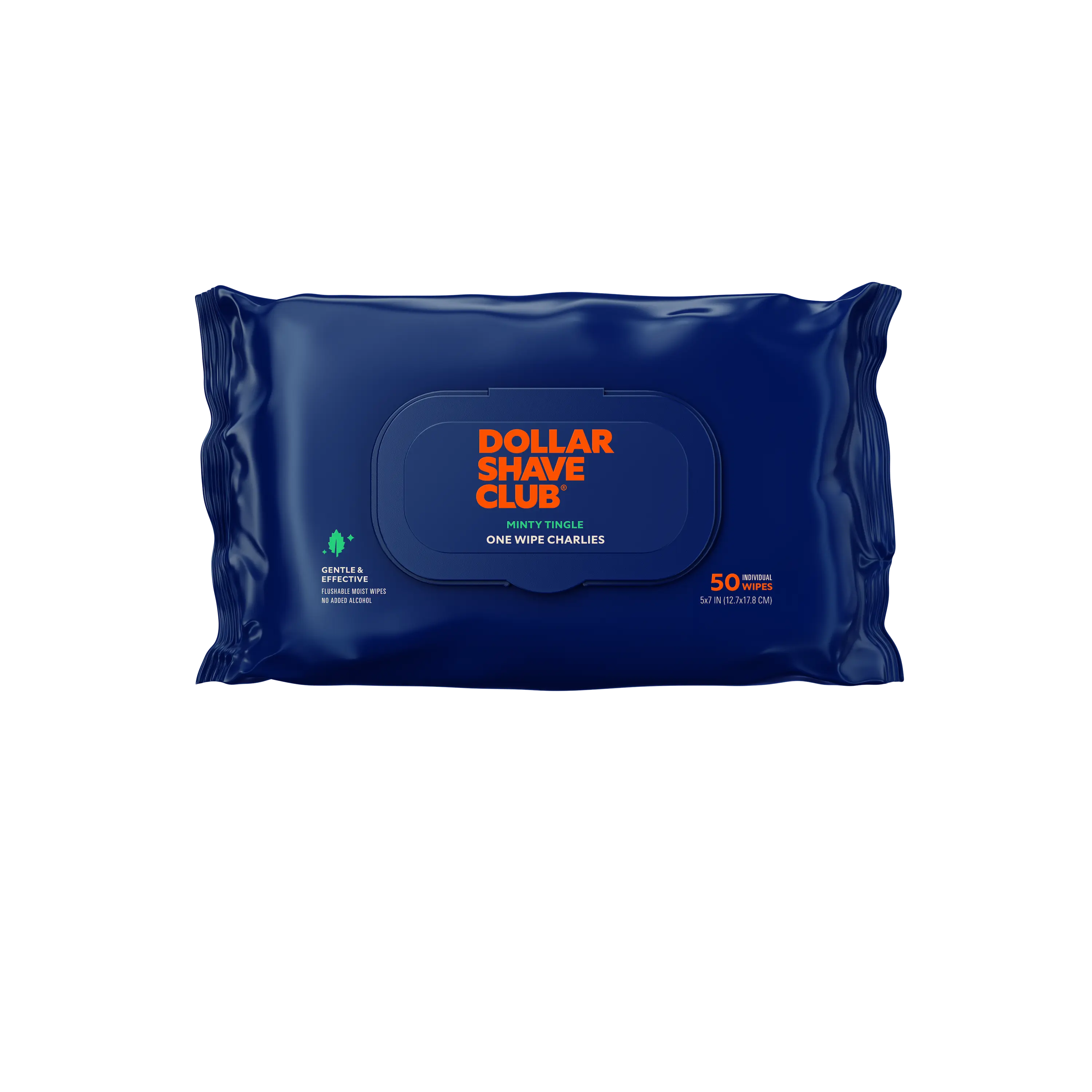 Dollar Shave Club Charlies Wipes - Minty Fresh, Flushable, Aloe & Chamomile Infused Soothing Washes & Wipes, 50ct Dollar Shave Club Charlies Wipes - Minty Fresh, Flushable, Aloe & Chamomile Infused Soothing Washes & Wipes, 50ct