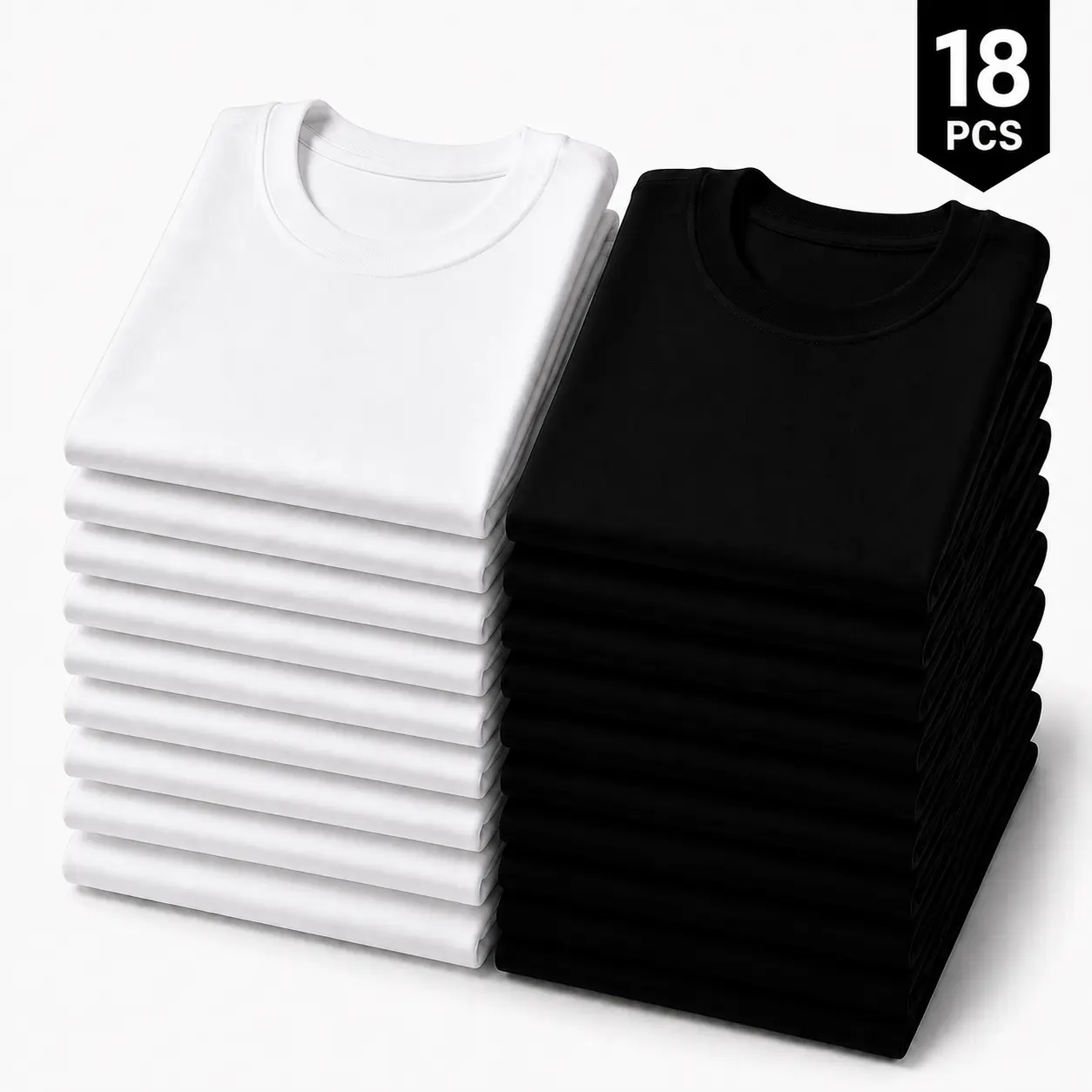 9 Black + 9 White