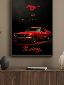 1967 Mustang Poster: Classic Muscle Car Wall Art