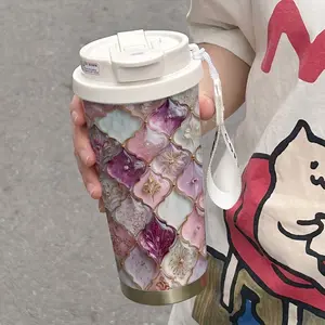 500ML Stainless Steel Insulated Cup, Leak-Proof Design, Keeps Warm/cold, Ideal for Office, Travel, Gifts, Coffee, Water, Mug