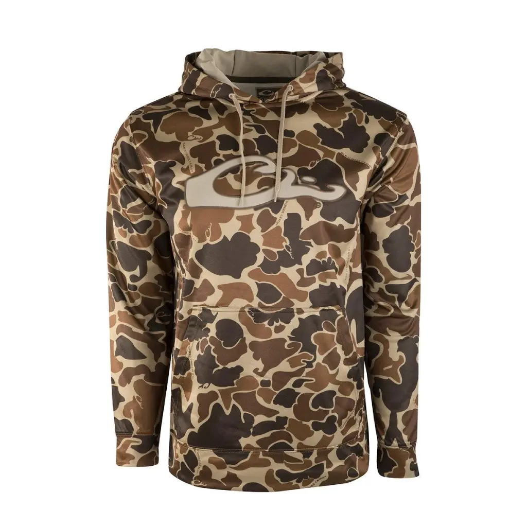 Drake Waterfowl MST Camo Green Performance Hoodie Old School Men's Clothing Zip up Hoodie - Hoodie 3D PRINT Unisex Casual Size S-5XL