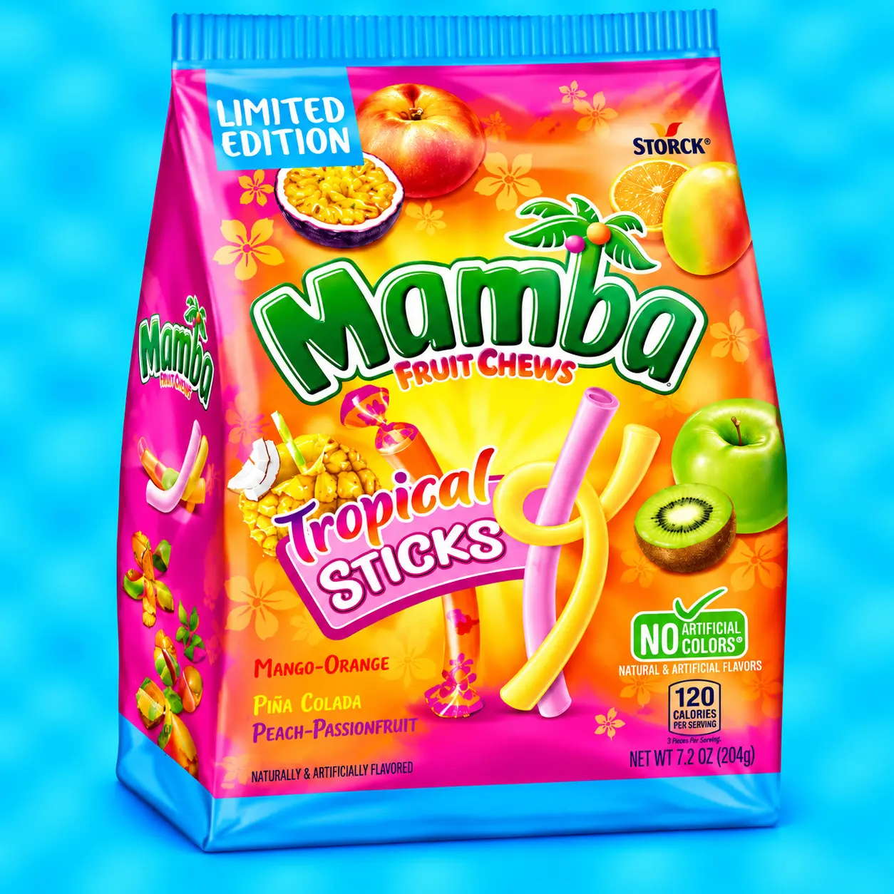 Mamba Tropical Fruit Chews 27oz Bag