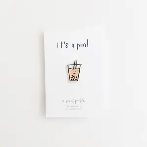 Boba Bubble Milk Tea Pin