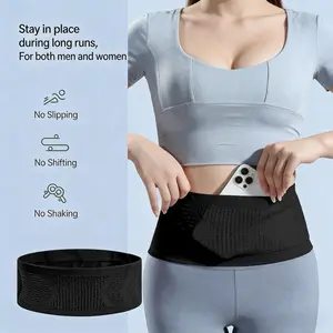 Unisex Running Cooling Waist Belt, Sweatproof Phone Bag, Non-Slip Sports Elastic Band, Outdoor Hiking Running Cycling