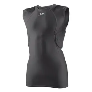 McDavid HEX Sleeveless Shirt/5-Pad - 9mm Technology & Moisture Management for Basketball, Football, Volleyball and other court, field and impact sports.