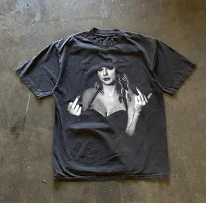 [Sale Up To 40%] T-Swizzle F Finger Up Yours Graphic T-Shirt, Unisex Cotton Graphic Tshirt