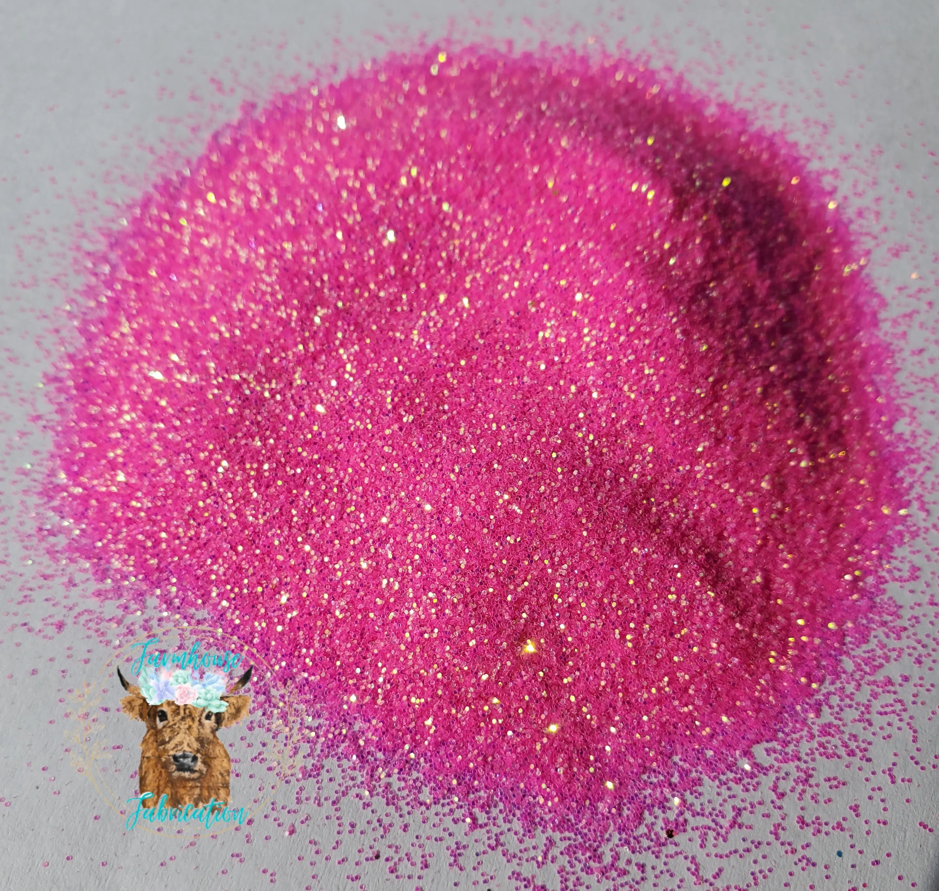 "Watermelon Crawl" / Ultrafine Pink Glitter