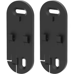 Replacement Mounting Plate Compatible with Honeywell DCP311 / DCP511 / DCP911 Doorbells,Secure Installation Backplate, 2-Pack(Black)
