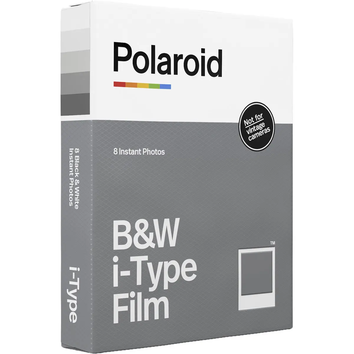 Polaroid Black and White i-Type Instant Film, 8 Exposures
