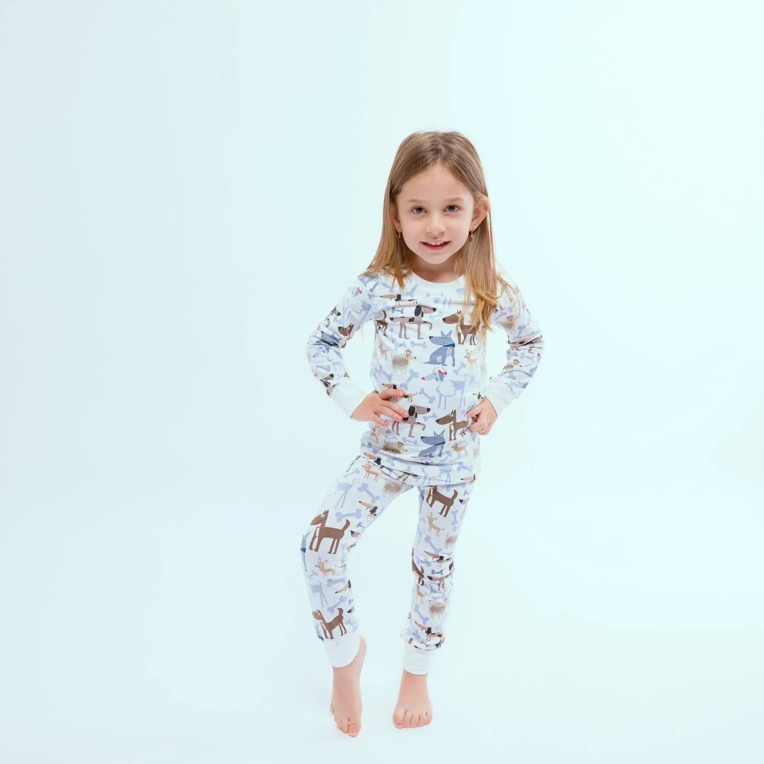 Organic Kids Pajamas - Dogs Organic Kids Pajamas - Dogs