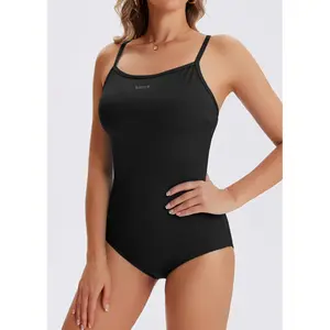 Nylon Lycra one-piece swimsuit, triangle cut, professional slimming swimsuit for women, swimwear for hot springs and swimming training