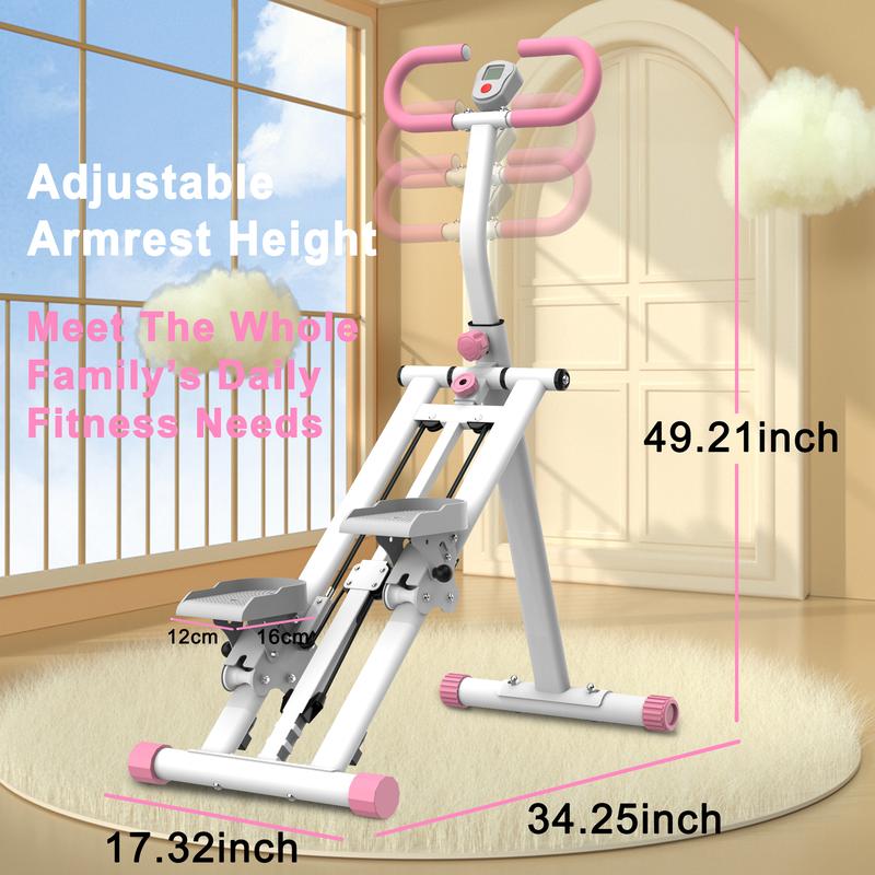 SAYGOGO Stair Stepper for Home-Upgrade Vertical Climber Workout Machine for Full-Body Exercise Climber Fitness Equipment with Stable Frame Adjustable Handlebar
