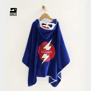 Personalized Superhero Hooded Towel