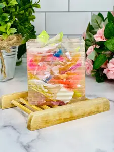 Paris J Yum Yum Yoni Cleansing Bar - Organic pH Balancing Cleansing Bar with Natural Herbs and Essential Oils Lemon Apple