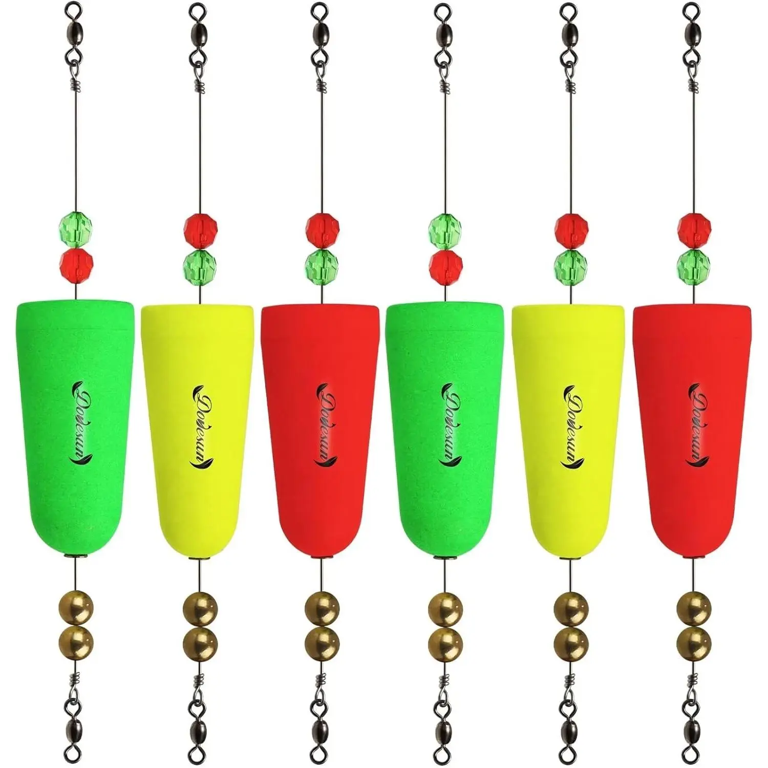Weighted Popping Cork Floats - Topwater Bass Fishing Lure, 3-Shape Saltwater Fishing Gear, 3pcs/6pcs Snook Equipment for Saltwater & Freshwater, Father's Day Gift