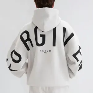 Christian Heavyweight Faith Sweatshirt for Men Hoodie Pullover Fashion Hoodies Coats Print Forgiven Graphic