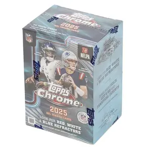 2025 Topps Chrome Blaster Box and Packs - 7 Packs per Box - Ripped and Shipped