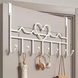 Over The Door Hook, Over Door Hanger for Coat, Towel, Bag, Robe (1 Pack, White) Over The Door Hook, Over Door Hanger for Coat, Towel, Bag, Robe (1 Pack, White)