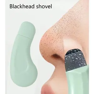 Blackhead Removal Tool, Ergonomic Design Blackhead Extractor, Gentle Facial Pore Cleanser, Silicone Face Scraper, Deep Cleaning, Unisex Skin Exfoliator, Blackhead Remover
