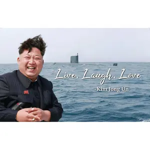 Kim Jong Un 3x5ft flag Live Laugh Love Banner 4 College Dorm Decor Wall Tapestry Decoration Home Textile