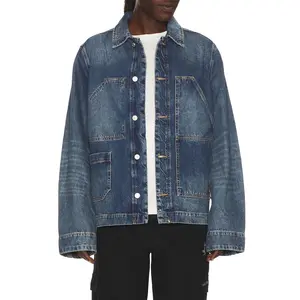 ALLSAINTS Mukesh Jacket in Dirty Indigo