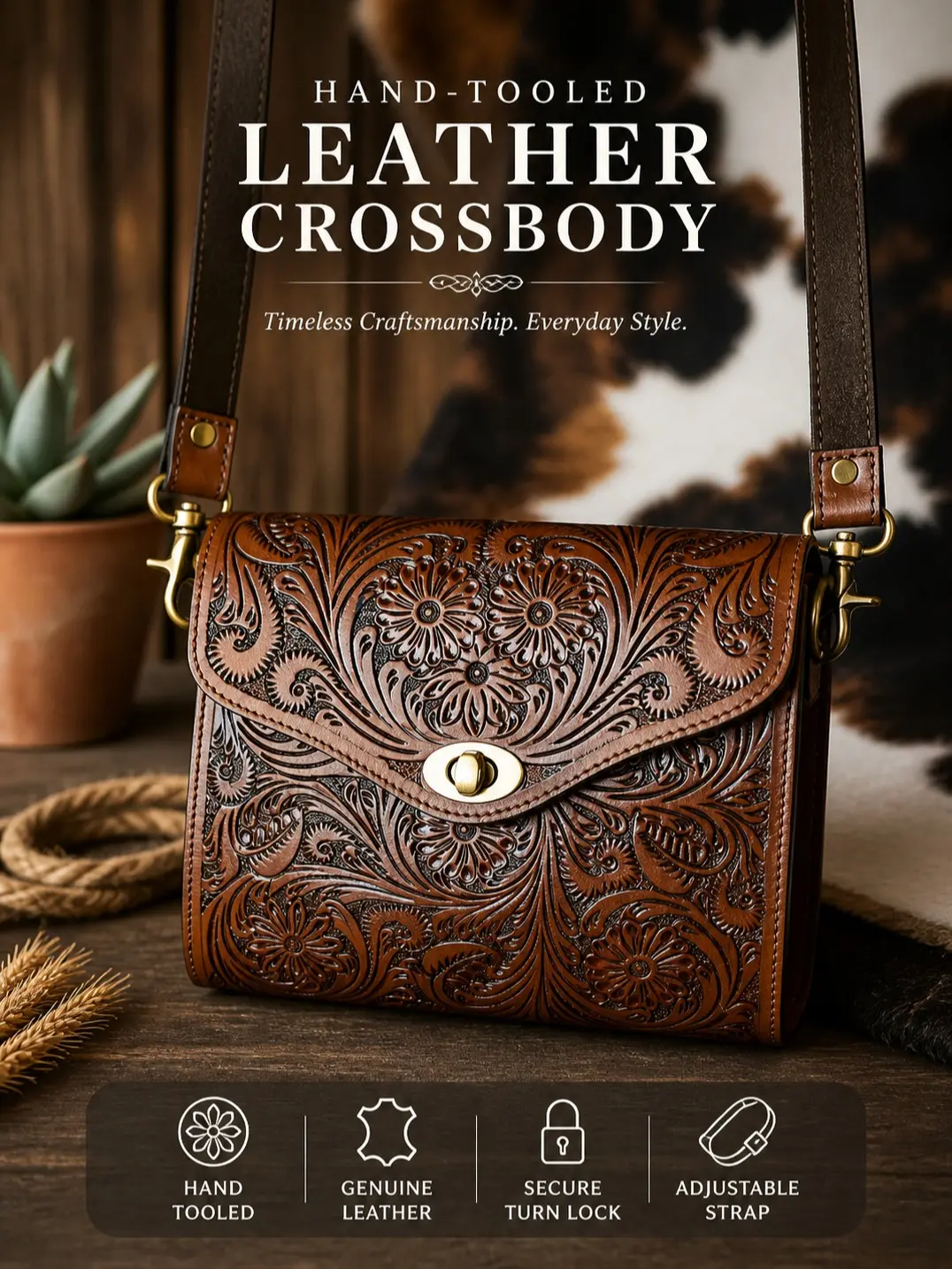 Sierra Bloom Crossbody Bag