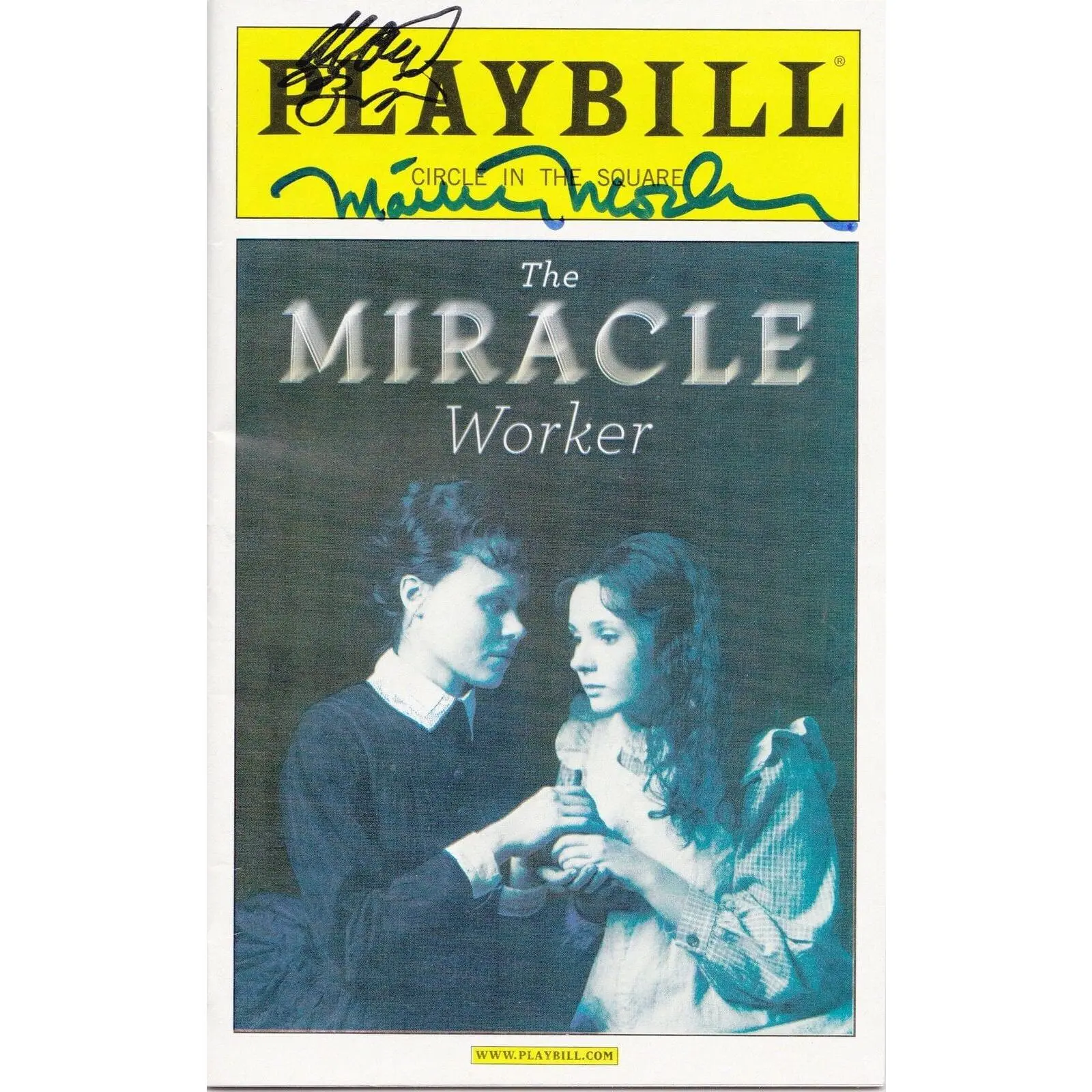 Abigail Breslin & Matthew Modine Authentic Autographed Playbill