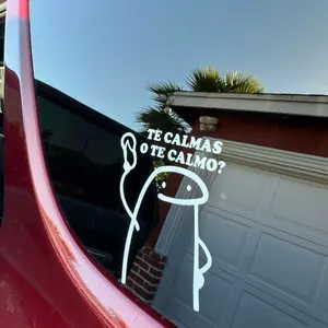 Te Calmas O Te Calmo Window Vinyl Decal Sticker
