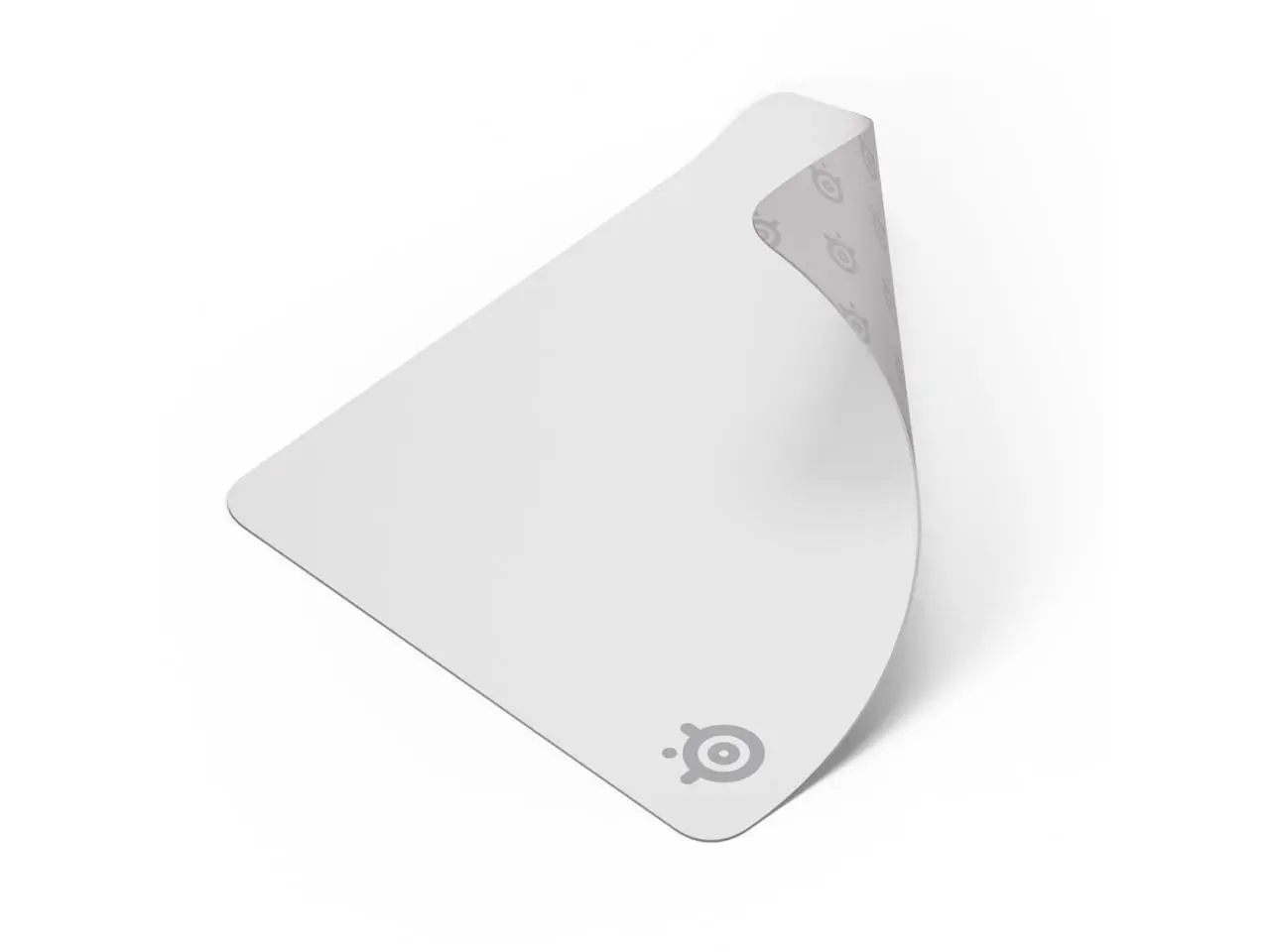 SteelSeries QcK Cloth Gaming Mouse Pad - Exclusive Micro-Woven Surface, Optimized for Gaming Sensors, Maximum Control - Size L - White