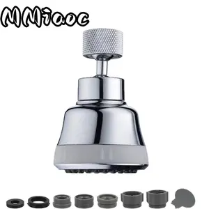 9 PCS Faucet Aerator Sprayer Attachment, Kitchen Faucet Head Replacement with 4 Spray Modes, 360° Swivel Faucet Extender, for Sink, Dishwasher - Easy Installation,Versatile Water Flow, Sleek Design, Highquality summerwins