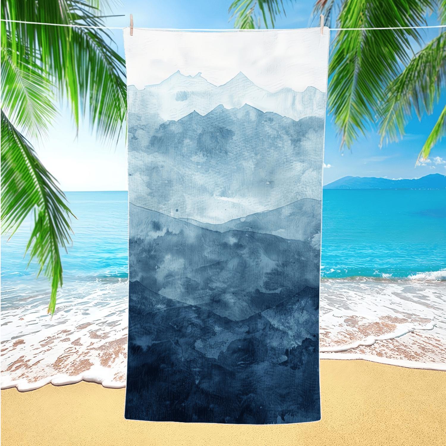 Ink Landscape Beach Towel, Quick Dry Lightweight Bath Towel, Soft Microfiber Swim Towel, Pool Towel, Shower Towel, Absorbent, Summer Accessory, Perfect for Outdoor, Sport, Travel, Beach, Pool Ink Landscape Beach Towel, Quick Dry Lightweight Bath Towel, Soft Microfiber Swim Towel, Pool Towel, Shower Towel, Absorbent, Summer Accessory, Perfect for Outdoor, Sport, Travel, Beach, Pool