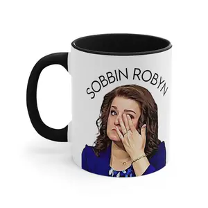 Sister Wives Sobbin Robyn Mug, Funny TLC Reality TV Gift, Crying Meme Coffee Cup, Drama Series Fan Present