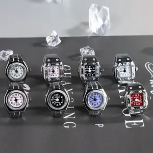 Fashion Clock Decor Adjustable Rings Multi-type For Men and Women
