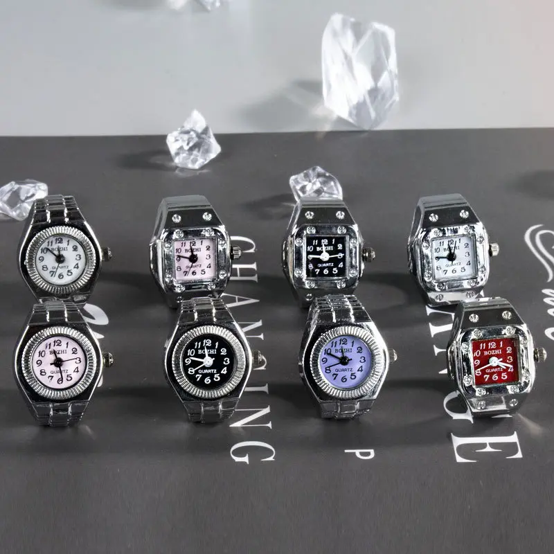 Fashion Clock Decor Adjustable Rings Multi-type For Men and Women